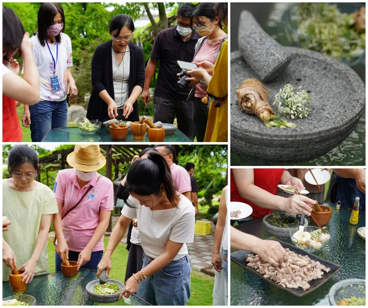 搗韭花醬佐羊肉體驗
