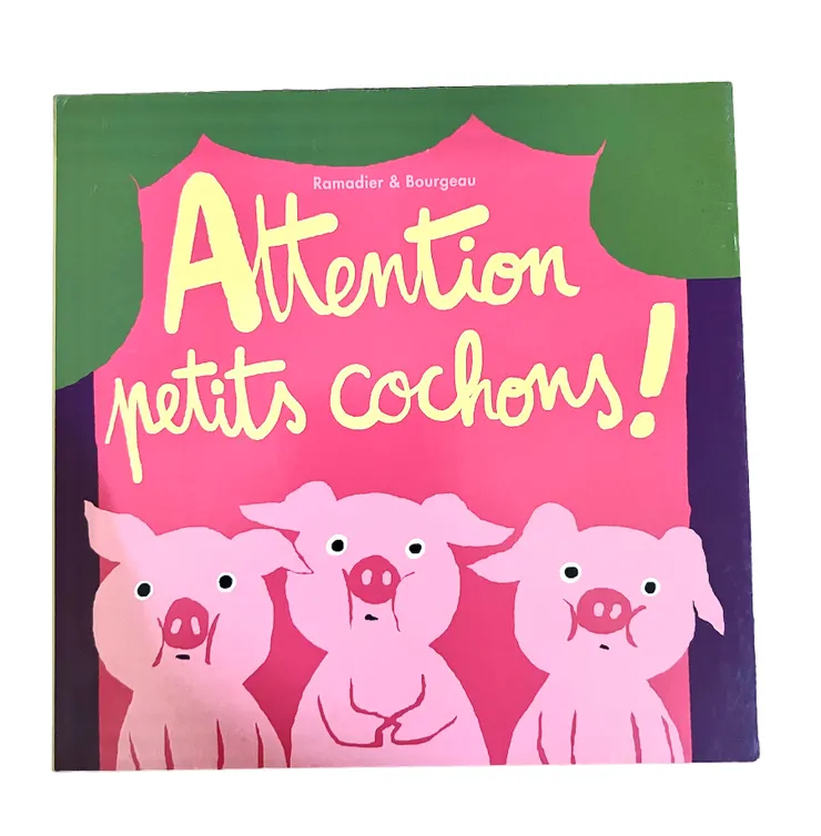 畫風屬於可愛風格，這三隻小豬也可愛了吧！