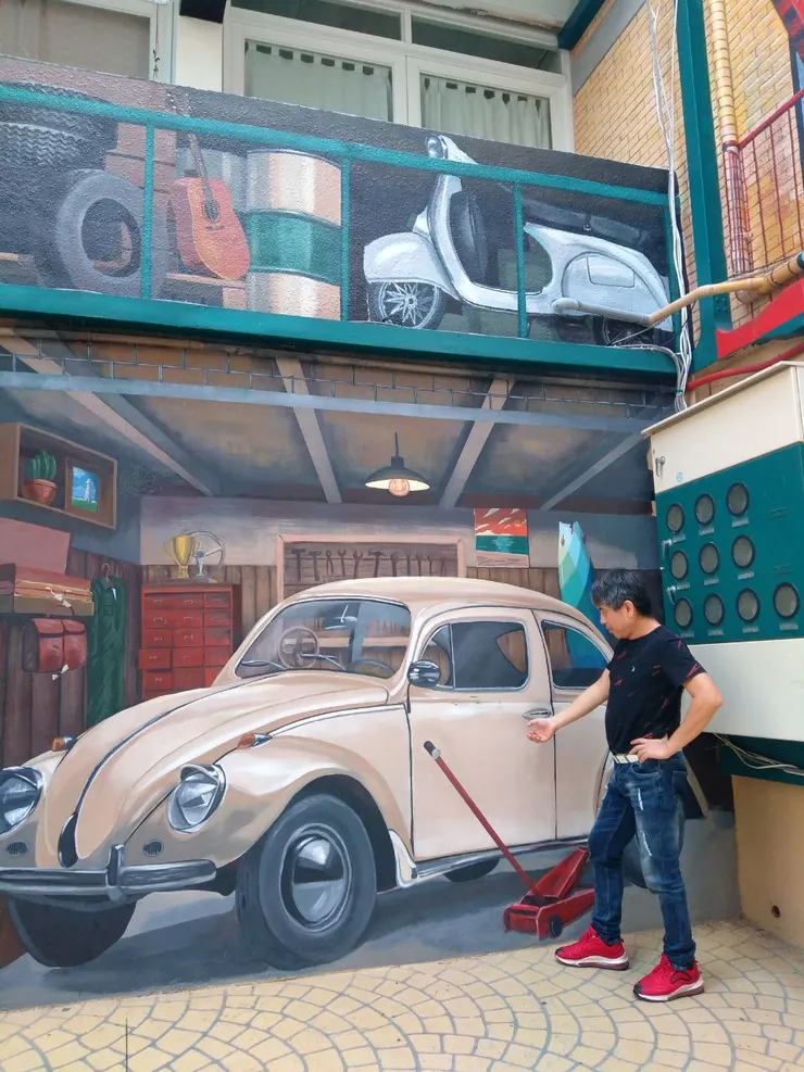 門從這邊開就可以。