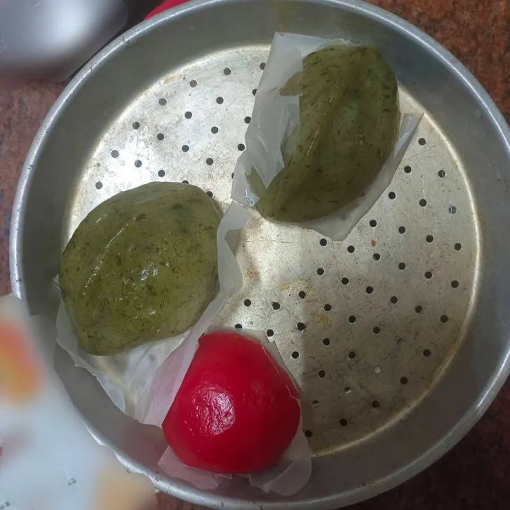 草仔粿&紅龜粿。