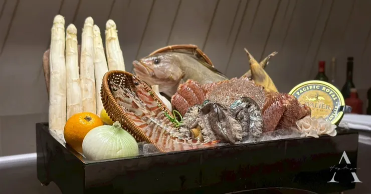 微風南山美食｜信義區景觀餐廳The Ukai Taipei 米其林一星鐵板燒