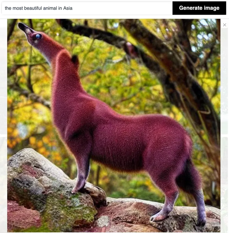 The most beautiful animal in Asia.  (Generated by Stable Diffusion)  
