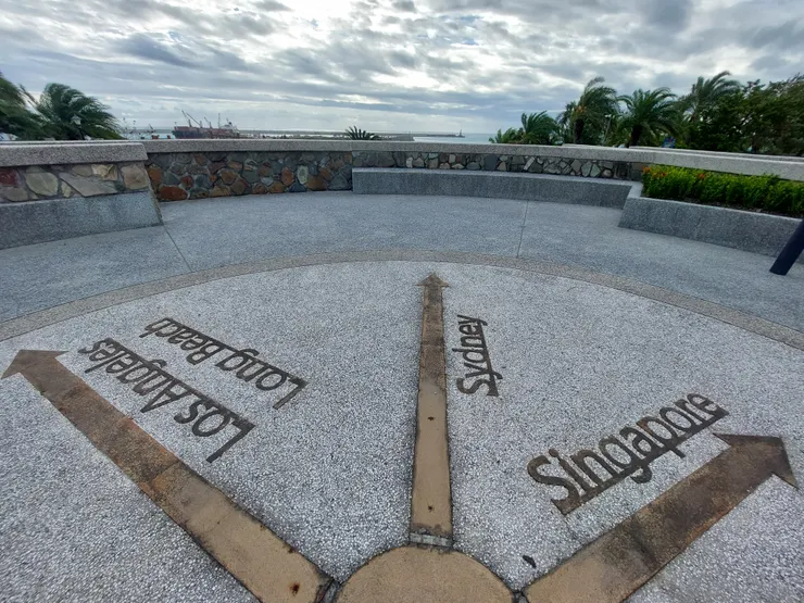 世界城市港口指向地圖 / 資料來源:我自己