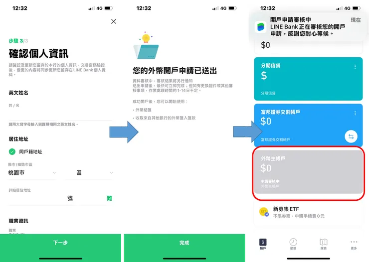 LINE Bank｜連線銀行開戶，外幣帳戶，申請教學