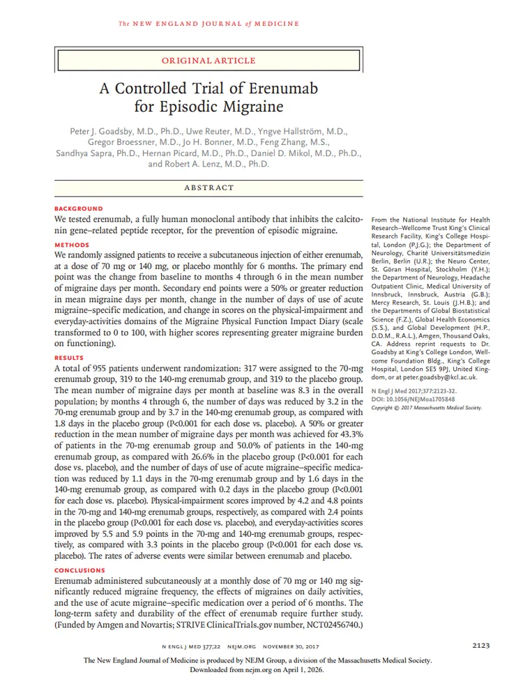 STRIVE trial in 2017