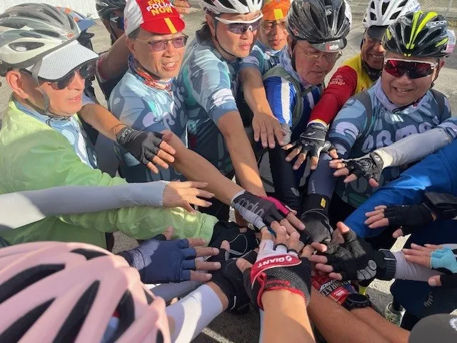 挑戰壽卡前照例集氣加油