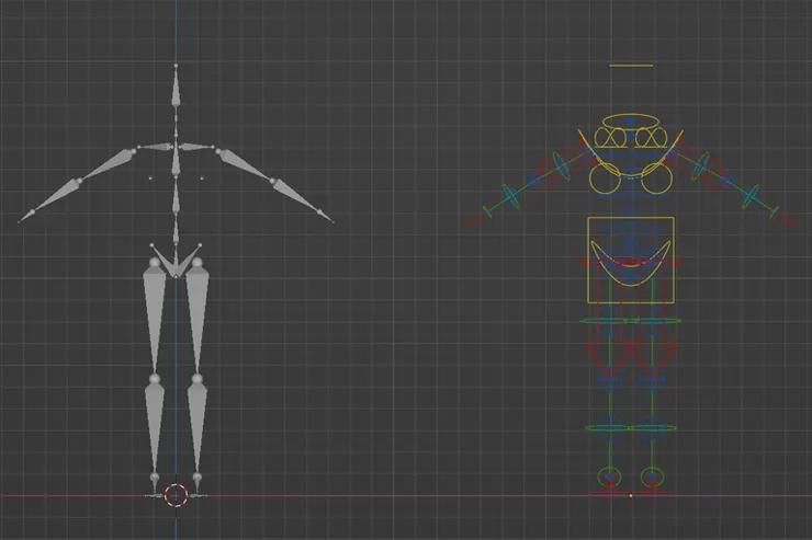 為什麼骨架長得不一樣？