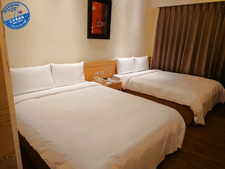 ▲娜路彎銀河酒店 幸運的升級為四人房▲