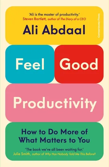 我非常喜歡 Feel-Good Productivity Ali Abdaal 英文版封面