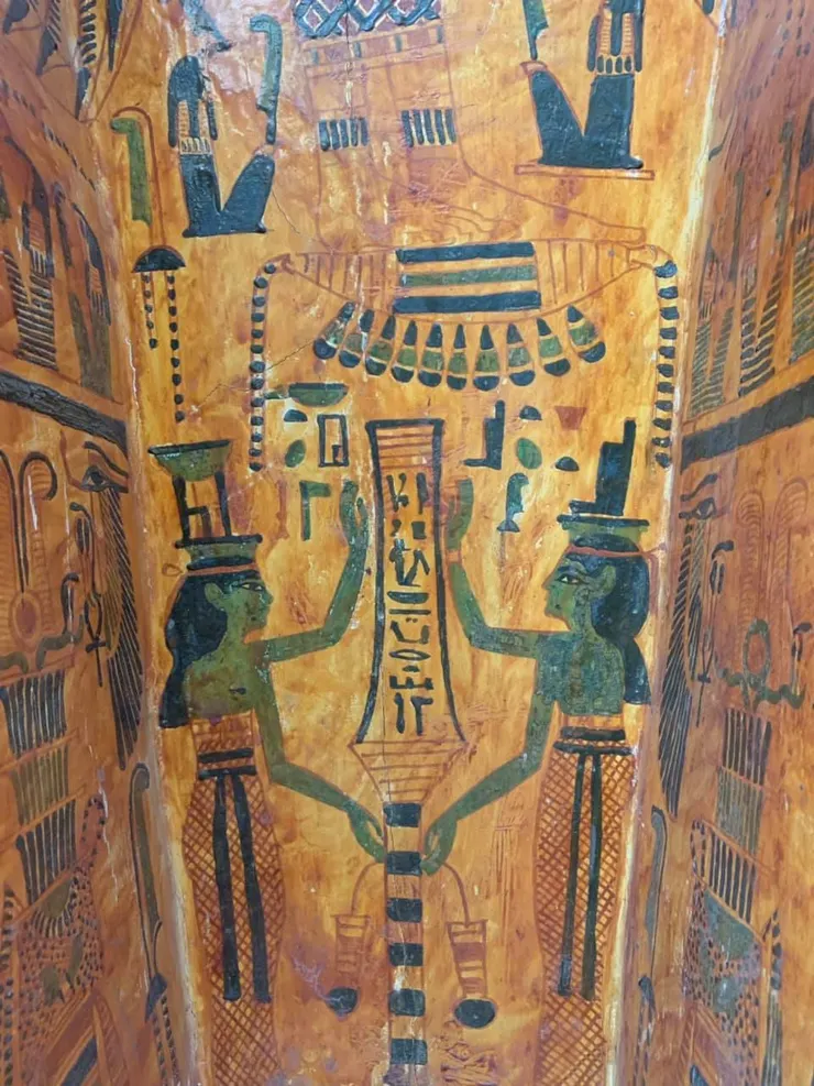 木乃伊棺木內圖畫