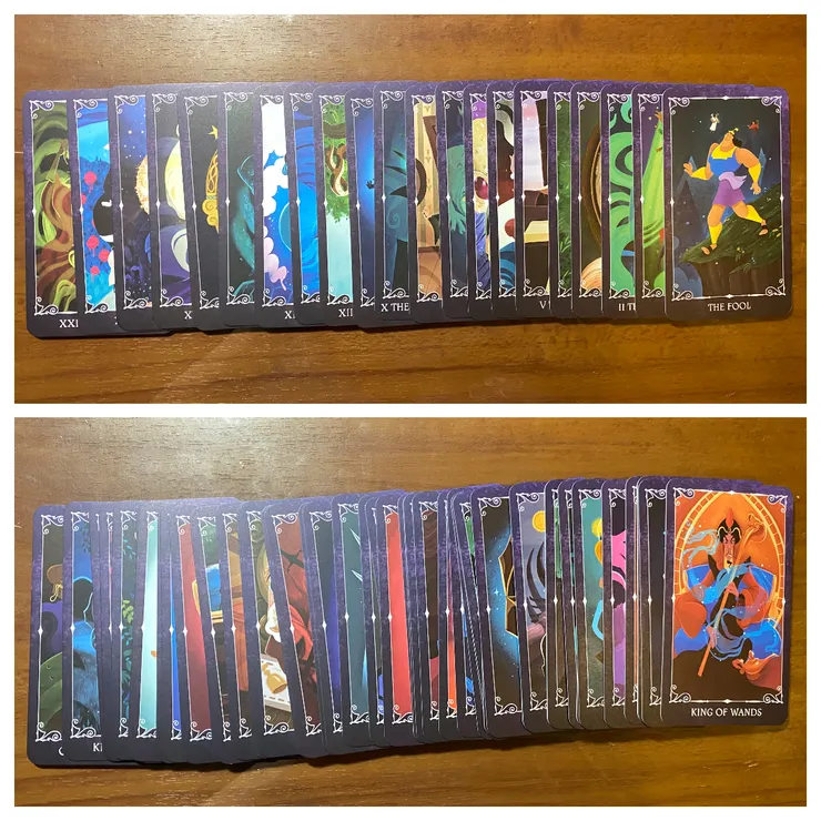 上:Major Arcana 下:Minor Arcana