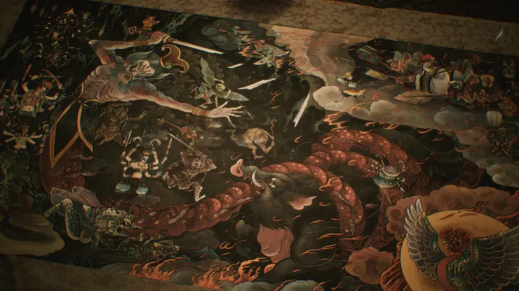 遊戲截圖：第四回章末畫卷