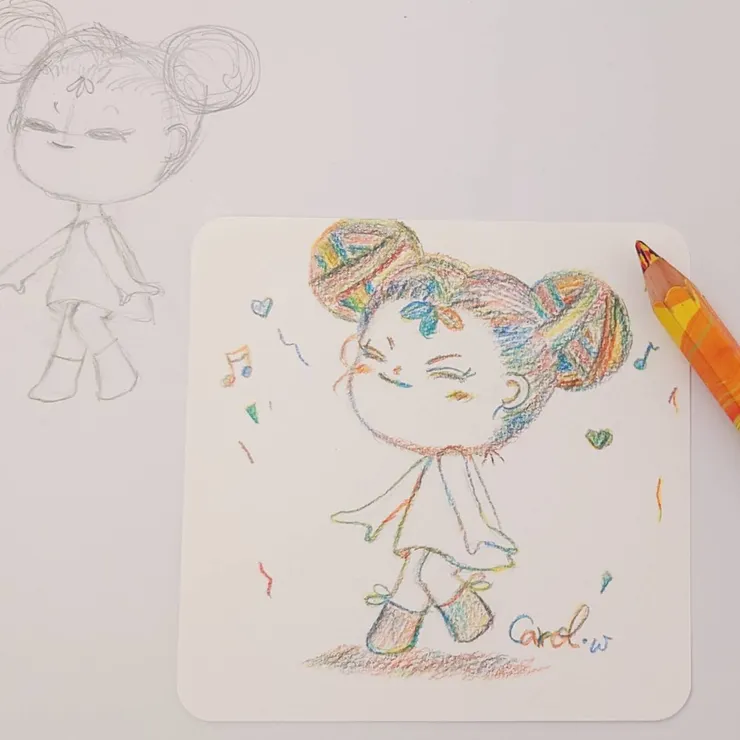 彩色織女by Carol.w