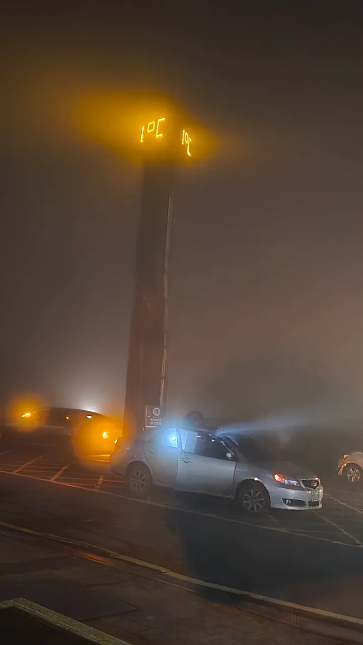 台灣的1°C真的超級溼冷