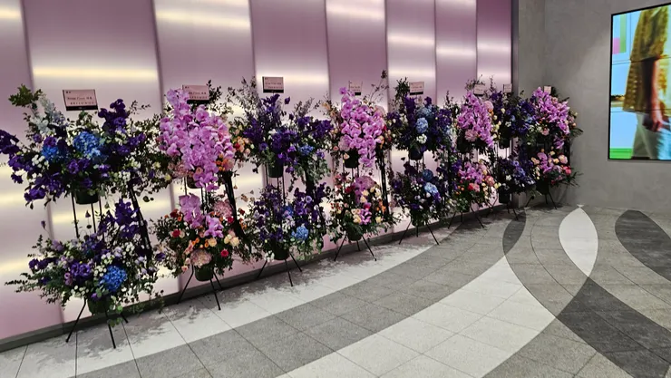 夢廣場的開幕花籃!