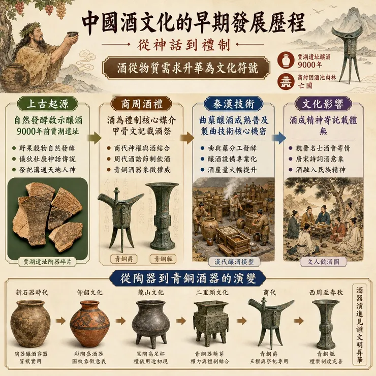 中國古代酒文化的發展與演變