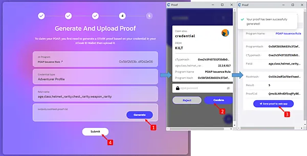 zCloak Network｜免費領取POAP教學 @ zkID App