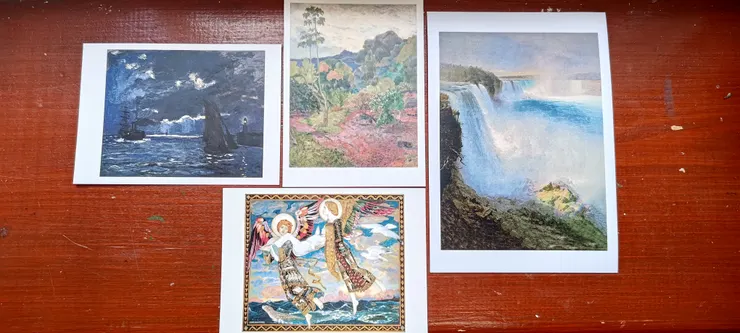 蘇格蘭國家藝廊買的明信片每張都很想自己留著，結果最後只留了一張