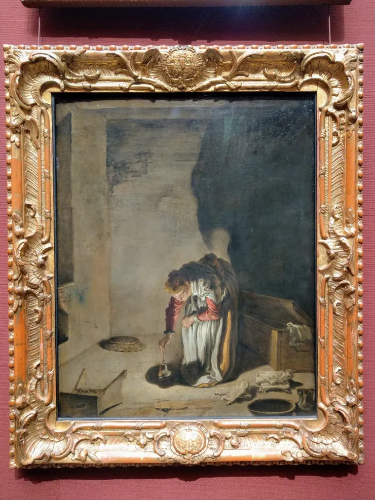 很喜歡這幅畫表達的光影