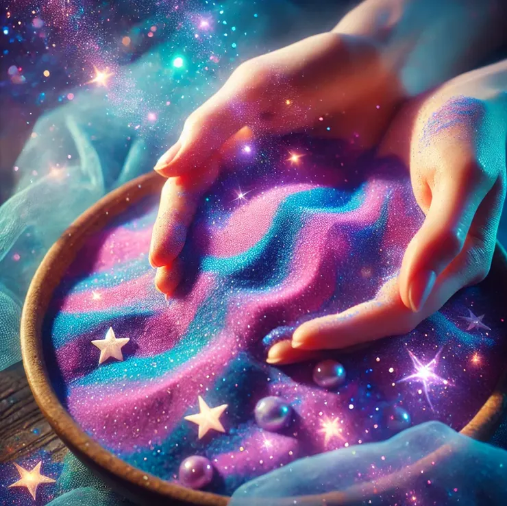 紫色星砂 - By AI