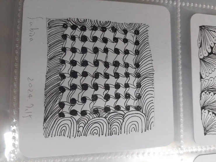 纏繞畫創作-窗影