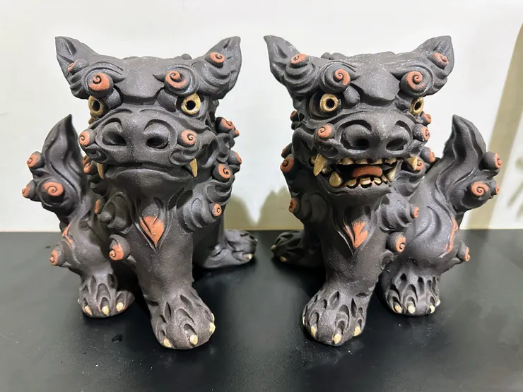 開光後的獅子是不是亮晶晶很可愛