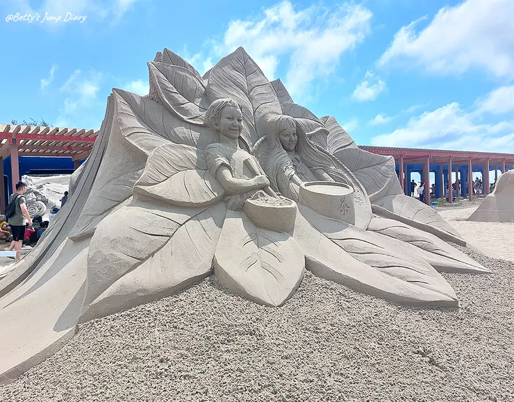 ▲2024苗栗通霄沙雕藝術節/圖片來源:Betty's Jump Diary
