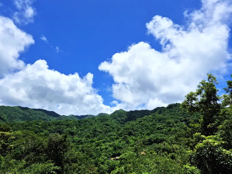 遠方最尖的山頭就是太和山