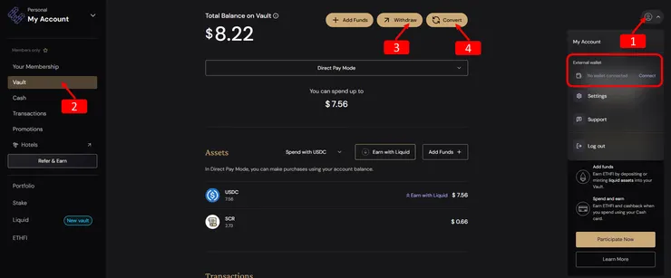 加密貨幣信用卡｜ether.fi Cash，入金刷卡，回饋、質押、出金（實測篇）