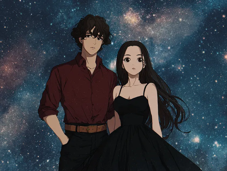 《光落之境》角色示意|AI出圖