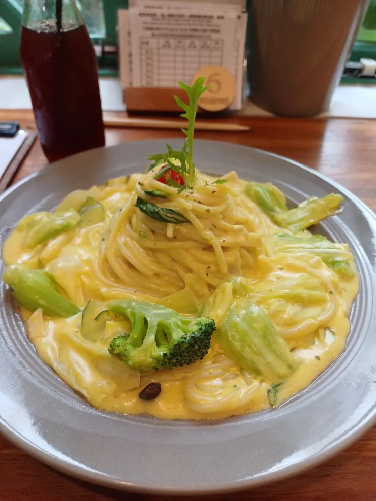 小農南瓜鮮蔬麵 $220