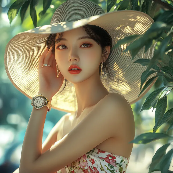 指定韓國的美麗女子