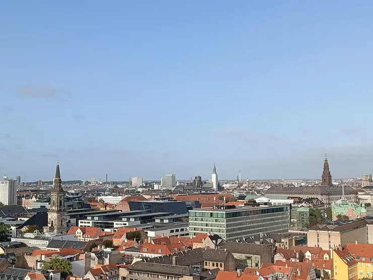 救主堂所見哥本哈根市容