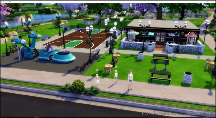 是個麻雀雖小，五臟俱全的小公園。