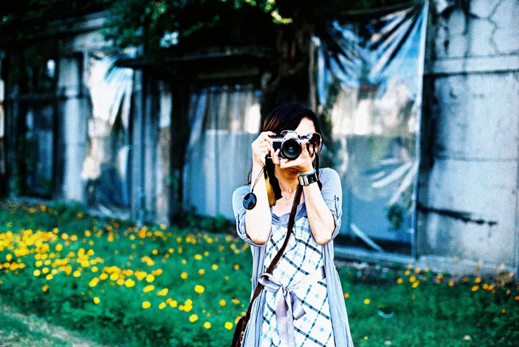 Me shot by W @華山，台灣，2009.