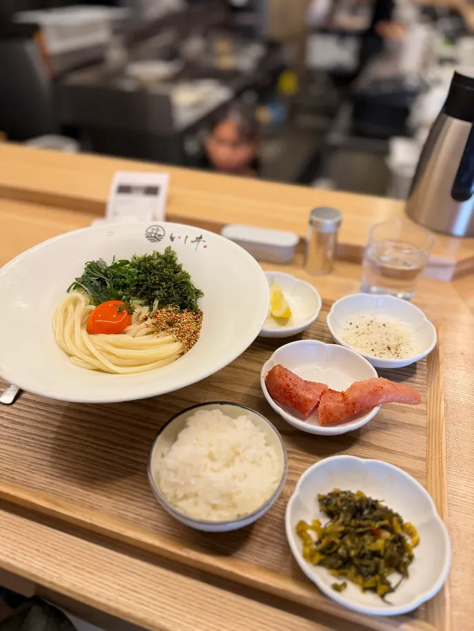 麺屋 いしヰ (Menya ISHII) - 明太子烏冬