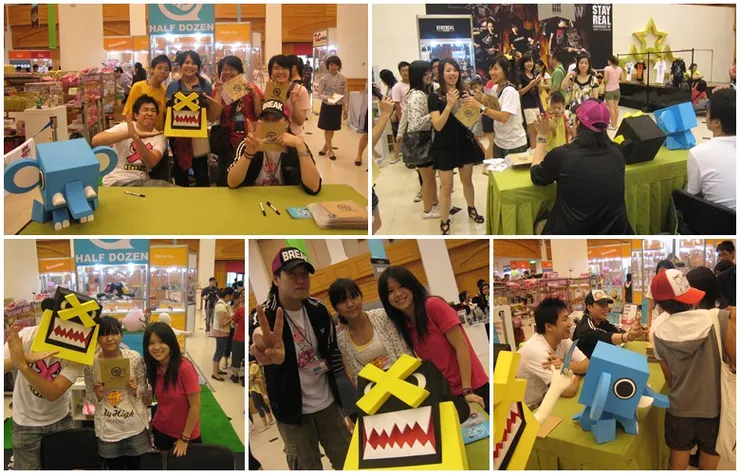 圖為台中簽名會，我們還跟不二良排在同一場~壓力超大