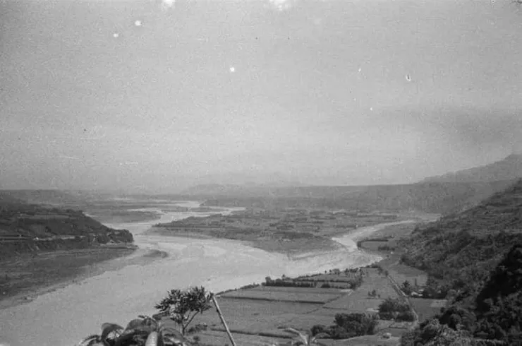 日治時代的大漢溪風光