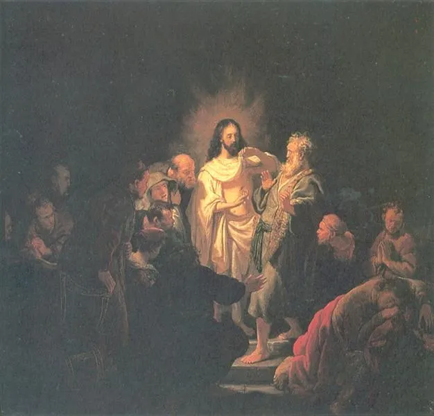 Resurrected Christ, Rembrandt, 1634