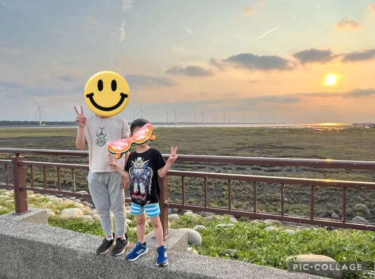 逼我幫他們拍照,沒有兩個屁孩的話構圖多完美😂😂😂。