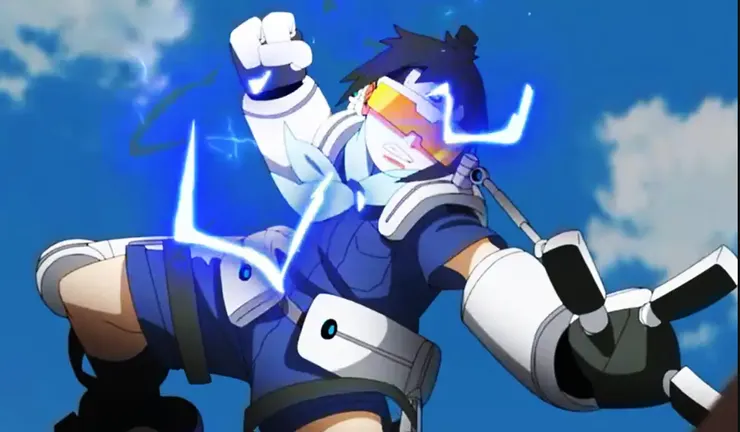 科技的代表角色，電氣，是我認為新一代12小強之中角色塑造比較成功的角色。圖片來源自：鲜于振动漫