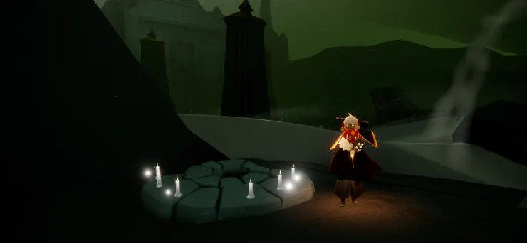 雨澤留下文字的祭壇