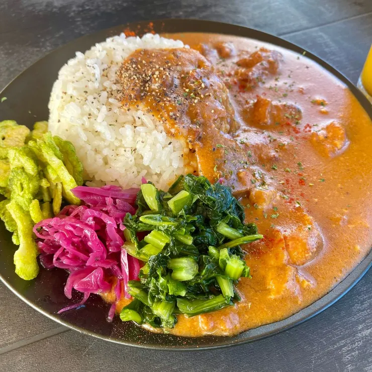 杜屋西表島飯店 午餐的咖哩飯