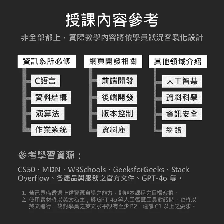 授課內容參考