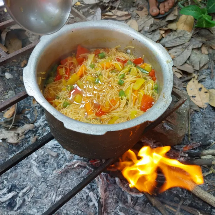 沒有華麗的煮法，簡單能煮熟就好。
