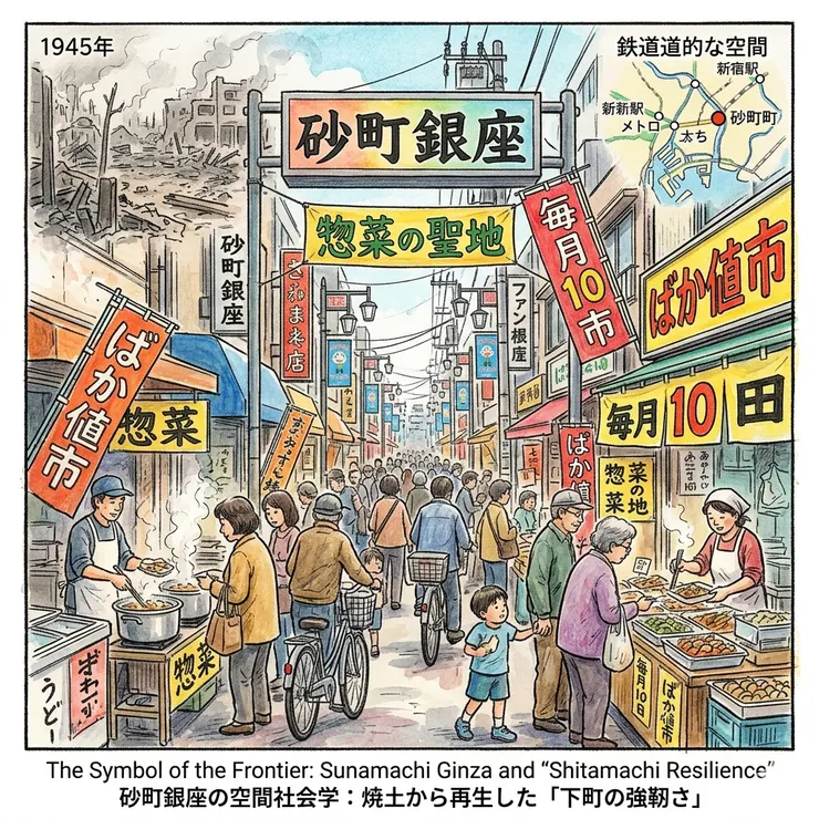 砂町銀座的空間社會學：從符號複製到庶民廚房的傳奇