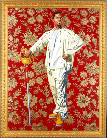 凱欣德・威利，《Willem van Heythuysen》，2005年。(Photo by Katherine Wetzel © Kehinde Wiley, Courtesy of VMFA)