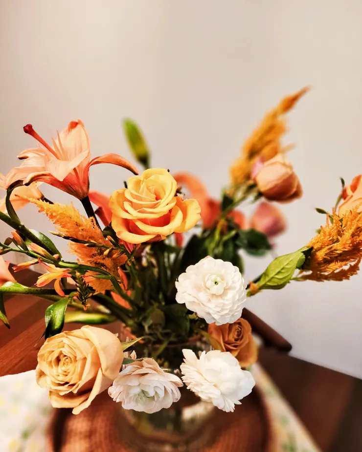 秋天的餐桌景緻