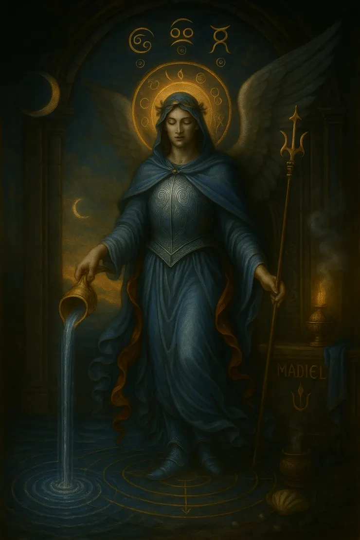 瑪迪爾（Madiel）—「水象三分」的大天使、第一重天自東方所祈