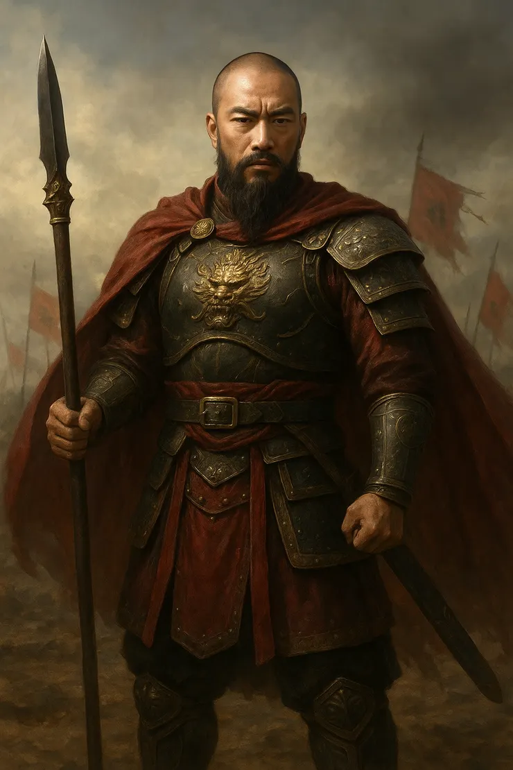 這不是魏延，是拿自已的照片給AI作畫